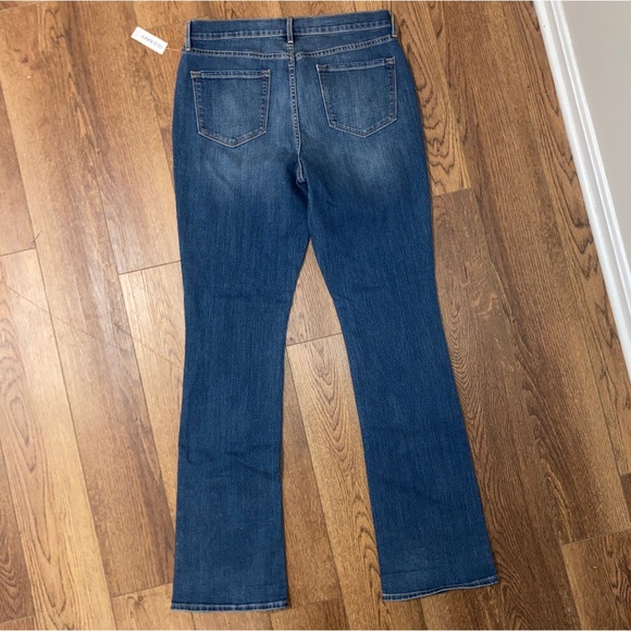 nwt OLD NAVY Curvy Profile BOOT CUT Mid Rise STRETCH Jeans Women's sz 12 TALL - Picture 3 of 14